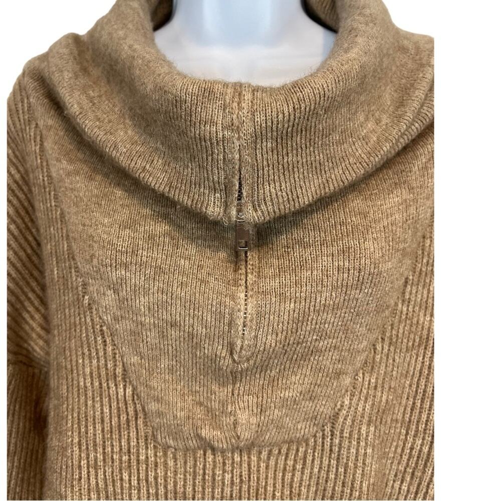 Lili Sidonio x Molly Bracken oversized Zip turtleneck chunky Sweater - Picture 10 of 15